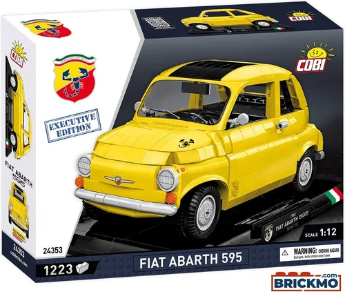 Fiat 500 Abarth Executive Edition 1:12 - Konstruktionsspielzeug im Maßstab 1:12, detailgetreu und ideal für Sammler sowie Autoliebhaber.