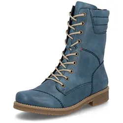 Schnürstiefelette RIEKER Damen, Gr. 37, royalblau in blau von Rieker