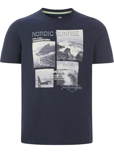 Jan Vanderstorm Herren T-Shirt Ington dunkelblau, 7XL (XXXXXXXL) - 80/82