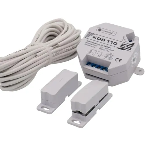 Schabus 300740 Kabel-Abluftsteuerung KDS 110 - Unterputzdosen, effiziente Steuerung für Abluftanlagen mit 1.5 W Leistung und einfacher Installation für einen optimalen Luftaustausch.