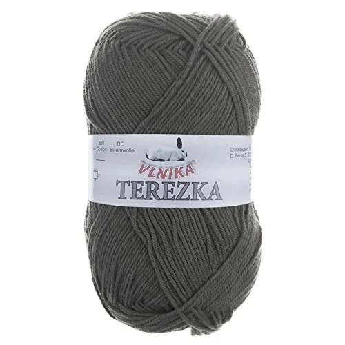 50g Strickgarn Häkelgarn Terezka 100% Baumwolle Baumwollgarn Baumwollstrickgarn
