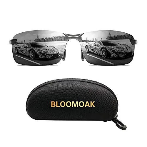 Bloomoak Fahren Sonnenbrille, polarisierte Sonnenbrille für Unisex Sport Sonnenbrille für UV400 Augen Schutz Ultraleicht