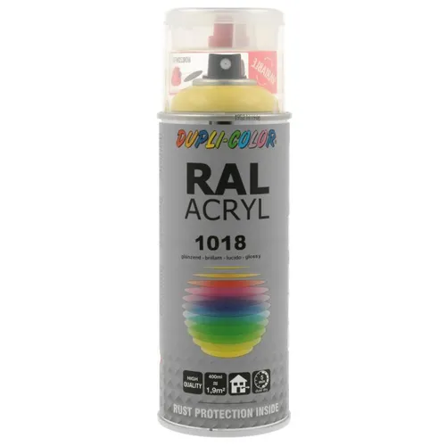 Dupli Color RAL-Lack RAL ACRYL RAL 1018 zinkgelb glänzend 400 ml 366079