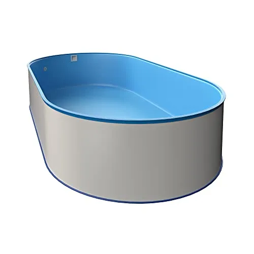 Ovalpool-Set exklusiv 8,00 x 4,20 x 1,20 m von POWERHAUS24