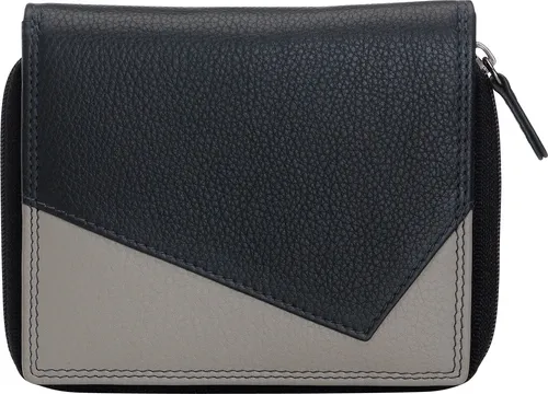 Josephine Osthoff Geldbörse klein Damen mit RFID Schutz - Elegantes Portemonnaie aus hochwertigem Echtleder mit integriertem RFID Blocker für maximale Sicherheit. Ideal für den Alltag mit ausreichend Platz für Karten, Münzen und Geldscheine.