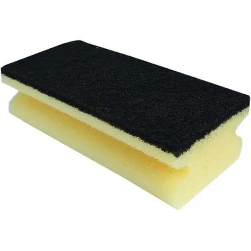 Produktbild Vliesschwamm Sito Topfreiniger gelb-schwarz 15x7x4,5 cm, Reinigungsschwamm, vielseitig einsetzbar 5000082