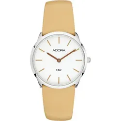 ADORA AT5428 Damenuhr - Elegante Quarzuhr aus Edelstahl - Armbanduhr für Damen mit Quarzwerk, Mineralglas und 5 Bar wasserdicht. Perfekt für jeden Anlass und kombiniert Stil mit Funktionalität.
