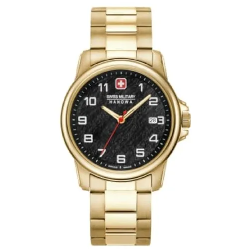 swiss military hanowa Military hanowa Unisex Erwachsene Analog Quarz Uhr mit Edelstahl Armband 06-5231.7.02.007