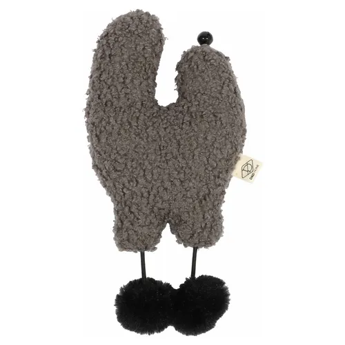 D&D Katzenspielzeug Grau I Love Happy Cats Tretkissen 11x4x22cm Raschelfolie