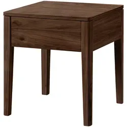 Hasena Nachttisch Styly - Nussbaum, geölt in verschiedenen Größen - Eleganter Nachttisch «Styly» aus hochwertigem Nussbaumholz mit geräumiger Schublade. Ideal für stilvolle Schlafzimmer und bietet viel Stauraum für alles, was Sie griffbereit haben möchten.