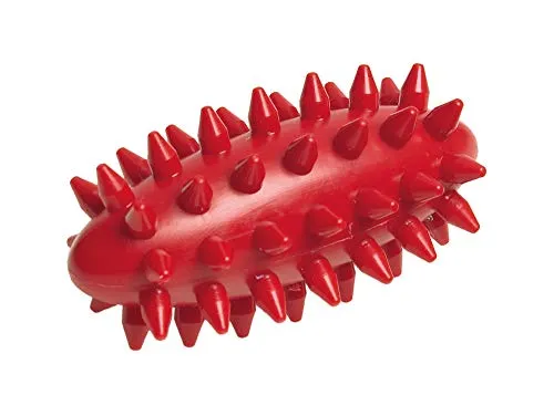 TOGU Noppenball lang 7 x 4 cm, Massageball, Igelball, Rot