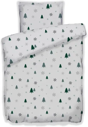 Bettwäsche Winter 135x200 + 80x80 cm Microfaser Flausch Fleece Thermofleece warm