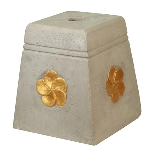 Oriental Galerie Sonnenschirmständer aus Lavastein in grau von Oriental Galerie