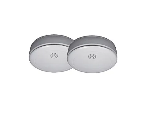 2er-Set Rauchmelder RM218-2 mit 10 Jahren Batterie - Rauchmelder mit VdS-Zertifizierung und 85db Alarm, ideal für höchste Sicherheit in Ihrem Zuhause. Fest verbaute Lithium-Batterie spart Zeit und Geld!
