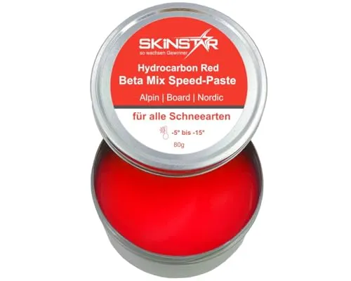 SkinStar Hydrocarbon Beta Mix red Speed-Paste Skiwax Skiwachs Rennwachs 80g fluorfrei