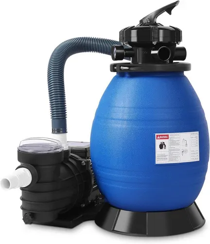 HomeMiYN Sandfilteranlage Sandfilteranlage Sandfilterpumpe 10,8m³/h Poolfilter Sandfilter Pool