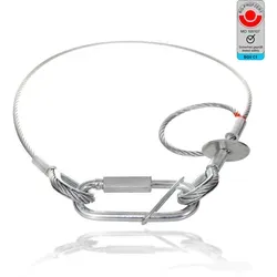 SAVEKING Sicherungsseil 5x600 silber 58060P