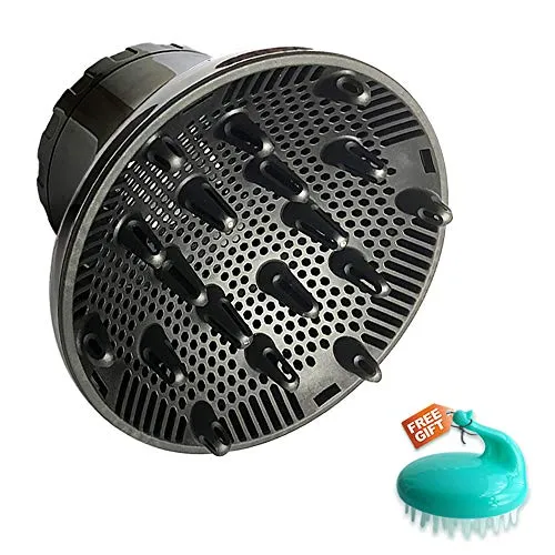 Universal Haar Diffusor für Haartrockner - Diffusoren für Haartrockner, ideal für lockiges Haar, minimiert Kräuselungen und steigert das Volumen für salonartige Ergebnisse zuhause.