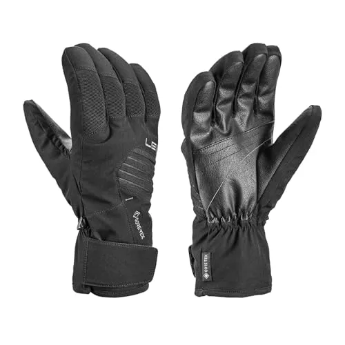 LEKI Vision GTX black 8.0 - Warme Skihandschuhe für Männer mit GORE-TEX Membrane für optimalen Schutz vor Nässe und Wind. Atmungsaktive Dexfill Isolierung sorgt für warme Hände bei jedem Wetter.