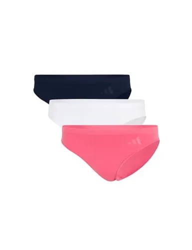 adidas Damen Low Rise Bikini (3PK) - Sport Active Seamless - Bikinis & Taillenslips für Damen - 3er Pack mit ultimativer Stretch-Technologie für höchsten Tragekomfort und Bewegungsfreiheit.