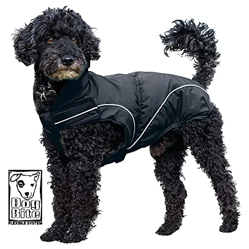 DogBite Winterjacke Schwarz 30 cm