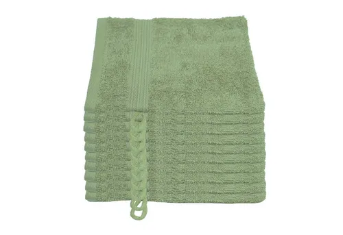 Julie Julsen Waschhandschuh 10-Waschhandschuh-Lindgrün-Waschhandschuh 15 x 21 cm, (10-St)