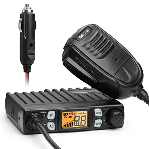 Radioddity CB-27 Pro 40-Kanal Mini CB-Funkgerät, AM FM Radio, VOX