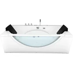 Whirlpool Badewanne W81H-TH-B-SC 180x90cm - Sanitäranlagen & Zubehör mit aktiver Schlauch-Reinigung für hygienische Nutzung und langlebigen Genuss. Genießen Sie Entspannung mit leistungsstarker Wasser- und Luftmassage.