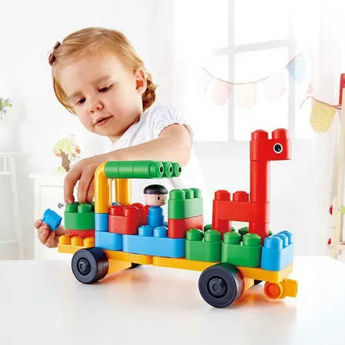 PolyM Bausteinset Fahrzeuge und Tiere