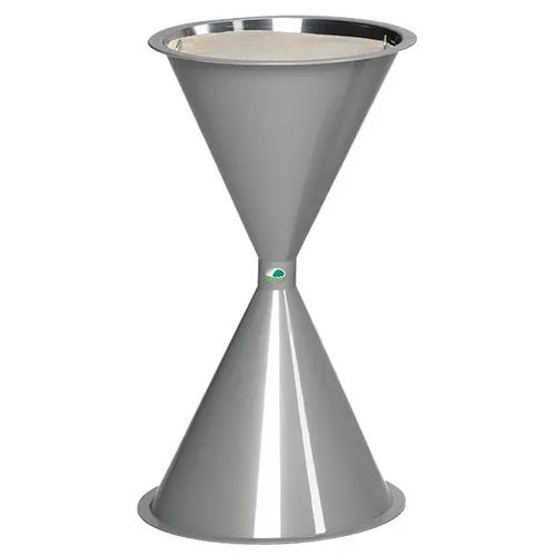 Standascher VAR Kunststoff Kegelascher in grau von VAR
