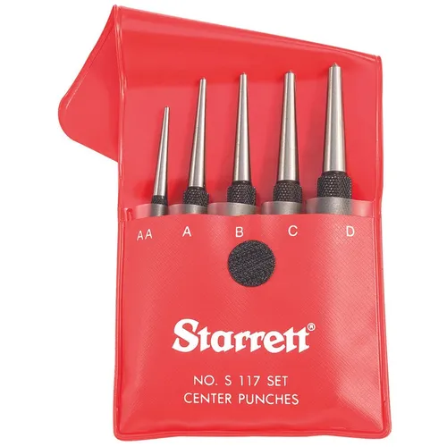 Starrett S117PC Körner Set mit Druchmesser von 1/16