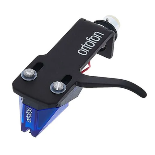 Ortofon 2M Blue Premounted - B-Stock - B-Stock Tonabnehmer & Nadeln, direkt spielbereit mit elliptischem Nadelschliff und hoher Abtastfähigkeit; ideal für S-förmige Tonarme und liefert erstklassigen Klang.