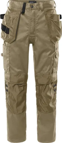Fristads Green Handwerkerhose 241 GS25 - Khaki - Nachhaltige Handwerkerhose aus teilweise rezykliertem Material, mit praktischen CORDURA®-Taschen und verstärktem Kniebereich für optimalen Komfort und Funktionalität bei der Arbeit.