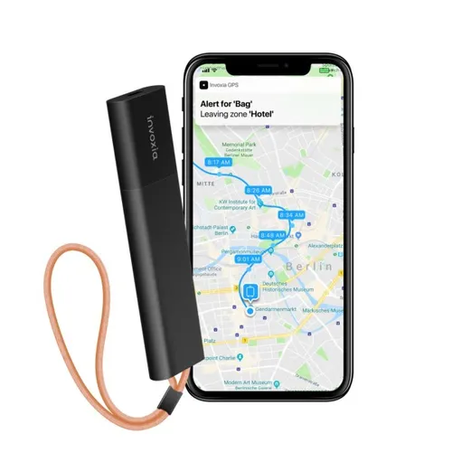 Invoxia GPS Tracker Pro mit Jahresabo - GPS Tracker für präzise Standortverfolgung, ideal für die Sicherheit Ihrer Wertsachen und Fahrzeuge. Jahresabo inklusive!