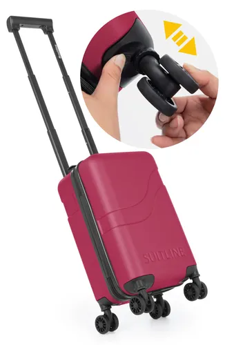 Suitline Clix-Lite Handgepäck Trolley in rot von Suitline