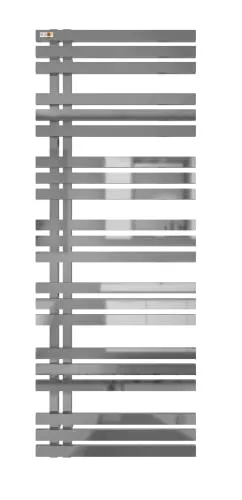 Mert Design Badheizkörper ELEN 600 x 1600 mm - Eleganter Badheizkörper in Chrom, flach und funktional, ideal als Handtuchwärmer. Anschluss links-rechts möglich, aus hochwertigem Stahl für optimale Wärmeleitfähigkeit.