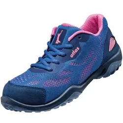 Atlas Halbschuh GX 100 ESD S1 Größe 43 - S1-Sicherheitsschuhe mit Hightech-MESH UPPER für optimale Atmungsaktivität und Flexibilität. Die SPORTY LIGHT Sohle bietet maximalen Tragekomfort speziell für Damen und garantiert rutschfesten Halt.
