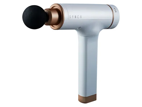 Synca Massage Gun »KiTTa« – Vielseitige Massage für den ganzen Körper - Massagegeräte für effektive Tiefenmassage mit 6 Aufsätzen. Ideal für Muskelentspannung und Regeneration, inklusive praktischem Travel Case.