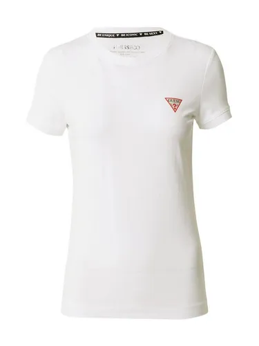 Guess T-Shirt Mini Triangle Kurzarmshirt in Weiß von GUESS