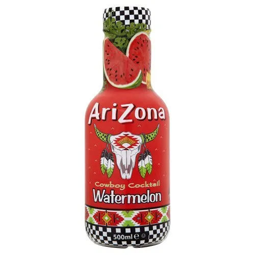 Produktbild AriZona, Cowboy Cocktail, Eistee mit Wassermelonengeschmack, 500 ml