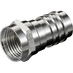 GOOBAY 11861 - F-Stecker, Crimp für Ø 7 mm Kabel