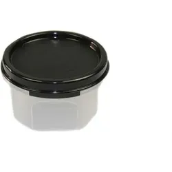 TUPPERWARE Circular 200 ml schwarz Deko Back Zauber Dose für Kaffee Pads - Schwarz
