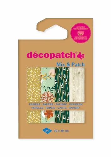 Décopatch - Blatt, DP035C, Mehrfarbig