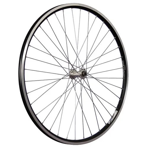 Laufrad 28 Zoll Vorderrad Fahrrad Hohlkammer Felge geöst Schnellspanner schwarz