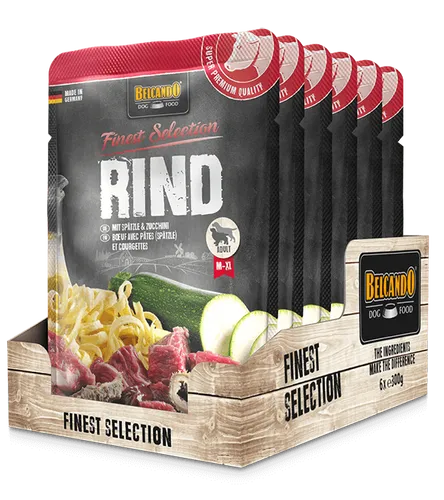 BELCANDO Rind mit Spätzle & Zucchini 6x 300g von BELCANDO