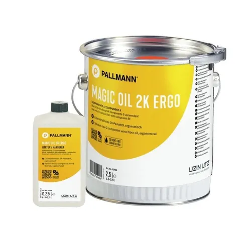 Pallmann Magic Oil 2K ERGO Parkettöl 2,75 Liter - Holzöl für Parkett mit ergonomischem Auftrag, lösemittelfrei und ideal für stark beanspruchte Flächen. Schnelle Trocknung für effiziente Renovierungen.