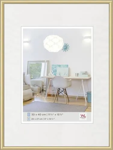 Walther KV040G New Lifestyle Kunststoffrahmen im Format 30 x 40 gold