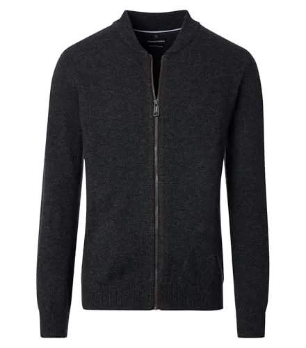 Produktbild CASAMODA Strickjacke uni für Herren, XXL, grau
