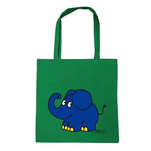 Logoshirt® Sendung mit der Maus I Elefant I Stofftasche Baumwolltasche Tote Bag