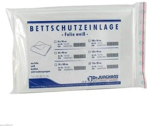 BETTSCHUTZEINLAGE Folie 90x150 cm weiß 1 St